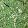 Causapscal - Vue satellite de la valée  Latitude: 48° 21' Longitude: -67° 13' 